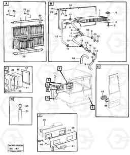 5371 Cab ventilation A20 VOLVO BM A20, Volvo Construction Equipment