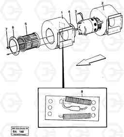 14040 Fan A20 VOLVO BM A20, Volvo Construction Equipment