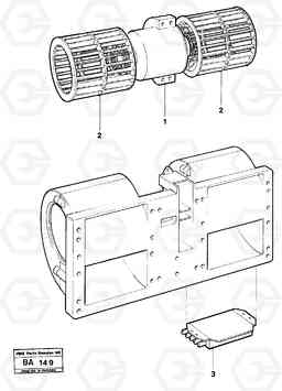 28099 Fan A20 VOLVO BM A20, Volvo Construction Equipment