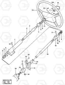 17024 Steering gear A20 VOLVO BM A20, Volvo Construction Equipment