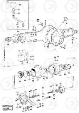 106536 Planet shaft A20 VOLVO BM A20, Volvo Construction Equipment