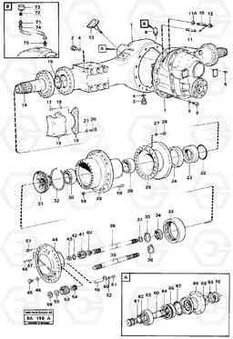 106300 Planet shaft A20 VOLVO BM A20, Volvo Construction Equipment