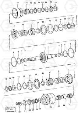 20150 Clutches 1:st and 2:nd speeds A20 VOLVO BM A20, Volvo Construction Equipment