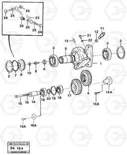 16363 Pump drive A20 VOLVO BM A20, Volvo Construction Equipment