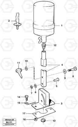 5219 Rotating beacon A20 VOLVO BM A20, Volvo Construction Equipment