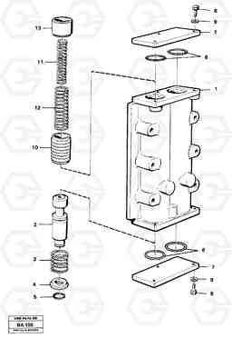 15851 Valves A20 VOLVO BM A20, Volvo Construction Equipment
