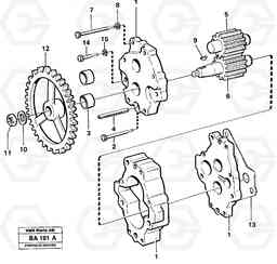 17516 Transmission pump A20 VOLVO BM A20, Volvo Construction Equipment