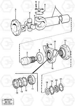 15855 Propeller shaft A20 VOLVO BM A20, Volvo Construction Equipment