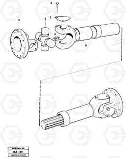 20416 Propeller shaft A20 VOLVO BM A20, Volvo Construction Equipment