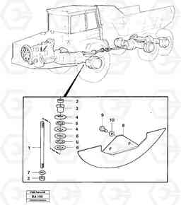 15856 Axle suspension A20 VOLVO BM A20, Volvo Construction Equipment