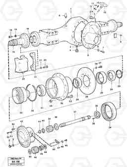 106666 Drive shaft A20 VOLVO BM A20, Volvo Construction Equipment