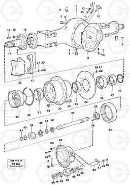 106943 Drive shaft 6 x 6 A20 VOLVO BM A20, Volvo Construction Equipment