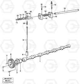 48421 Valve mechanism A20 VOLVO BM A20, Volvo Construction Equipment