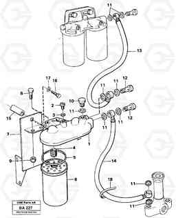 83170 Extra fuel filter A20 VOLVO BM A20, Volvo Construction Equipment