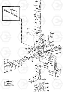 86560 Injection pump A20 VOLVO BM A20, Volvo Construction Equipment