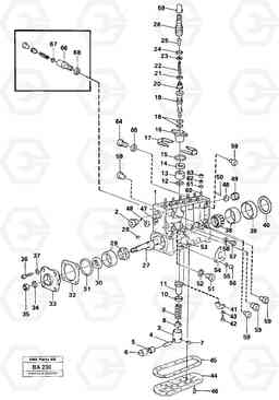 86878 Injection pump A20 VOLVO BM A20, Volvo Construction Equipment