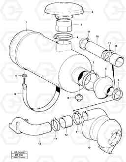 72019 Inlet system A20 VOLVO BM A20, Volvo Construction Equipment