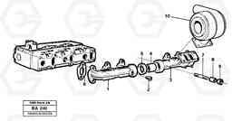 54001 Exhaust pipe A20 VOLVO BM A20, Volvo Construction Equipment