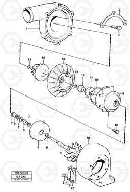 16651 Turbo charger A20 VOLVO BM A20, Volvo Construction Equipment