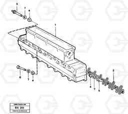 15538 Inlet manifold A20 VOLVO BM A20, Volvo Construction Equipment