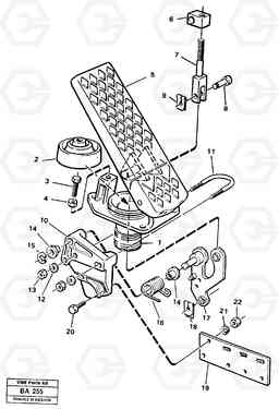 83076 Pedal A20 VOLVO BM A20, Volvo Construction Equipment