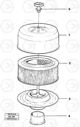 11169 Filter A20 VOLVO BM A20, Volvo Construction Equipment
