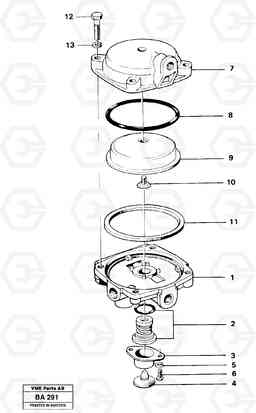 17022 Relay valve A20 VOLVO BM A20, Volvo Construction Equipment