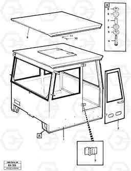 6123 Drivers cab A20 VOLVO BM A20, Volvo Construction Equipment