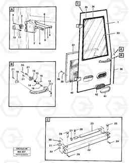 16376 Door A20 VOLVO BM A20, Volvo Construction Equipment