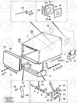 85109 Sound insulation 91066 Enr A20 VOLVO BM A20, Volvo Construction Equipment