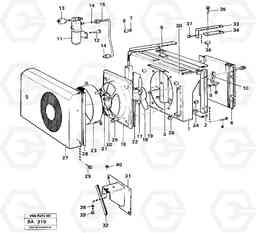 37224 Condenser divice air-condition A20 VOLVO BM A20, Volvo Construction Equipment