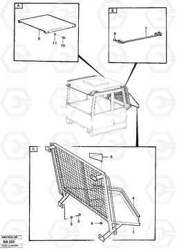 16379 Protecting roof, protecting grating A20 VOLVO BM A20, Volvo Construction Equipment