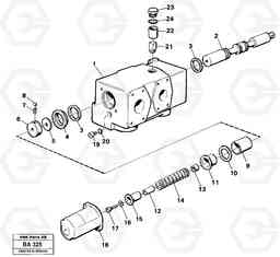 32772 Tip valve A20 VOLVO BM A20, Volvo Construction Equipment