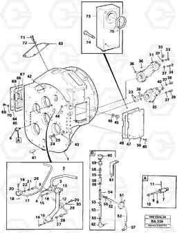 99788 Converter housing with assembly parts A20 VOLVO BM A20, Volvo Construction Equipment