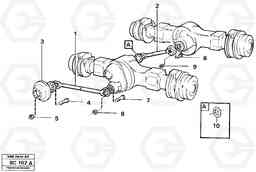 10110 Propeller shaft, trailer A25C VOLVO BM VOLVO BM A25C SER NO - 10256/ - 60911, Volvo Construction Equipment