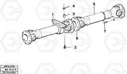 10111 Propeller shaft 4 x 4 A25C VOLVO BM VOLVO BM A25C SER NO - 10256/ - 60911, Volvo Construction Equipment