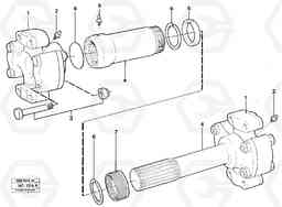 83541 Propeller shaft A25C VOLVO BM VOLVO BM A25C SER NO - 10256/ - 60911, Volvo Construction Equipment