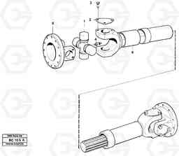 10114 Propeller shaft A25C VOLVO BM VOLVO BM A25C SER NO - 10256/ - 60911, Volvo Construction Equipment