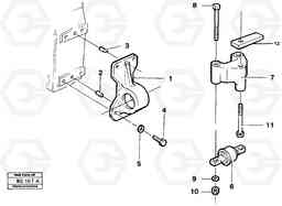 26126 Drop box, mounting A25C VOLVO BM VOLVO BM A25C SER NO - 10256/ - 60911, Volvo Construction Equipment