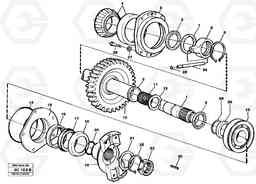 18276 Drive shaft drop box, Fl 652 C A25C VOLVO BM VOLVO BM A25C SER NO - 10256/ - 60911, Volvo Construction Equipment