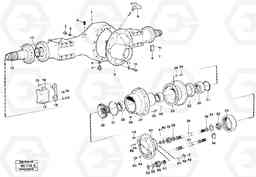 106253 Planet shaft, front A25C VOLVO BM VOLVO BM A25C SER NO - 10256/ - 60911, Volvo Construction Equipment