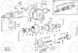 100103 Planet axle, rear. A25C VOLVO BM VOLVO BM A25C SER NO - 10256/ - 60911, Volvo Construction Equipment