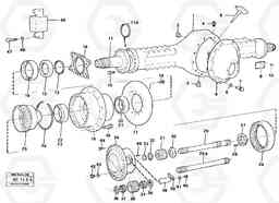 91134 Planet axle, rear, 4x4. A25C VOLVO BM VOLVO BM A25C SER NO - 10256/ - 60911, Volvo Construction Equipment