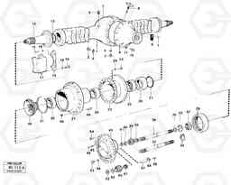 99721 Planet axle, rear. A25C VOLVO BM VOLVO BM A25C SER NO - 10256/ - 60911, Volvo Construction Equipment