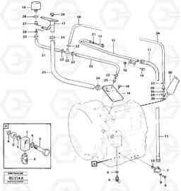 94743 Oil dipstick A25C VOLVO BM VOLVO BM A25C SER NO - 10256/ - 60911, Volvo Construction Equipment