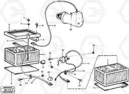 50874 Battery with fitting parts A25C VOLVO BM VOLVO BM A25C SER NO - 10256/ - 60911, Volvo Construction Equipment