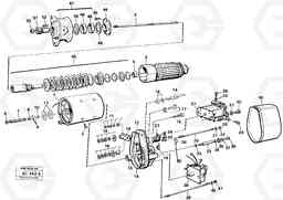 13589 Starter motor A25C VOLVO BM VOLVO BM A25C SER NO - 10256/ - 60911, Volvo Construction Equipment