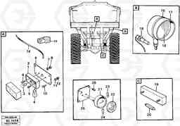 44171 Rear lighting A25C VOLVO BM VOLVO BM A25C SER NO - 10256/ - 60911, Volvo Construction Equipment