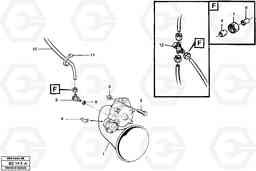 89998 Compressor horn A25C VOLVO BM VOLVO BM A25C SER NO - 10256/ - 60911, Volvo Construction Equipment