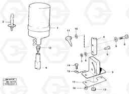 28700 Rotation warning light, A25C VOLVO BM VOLVO BM A25C SER NO - 10256/ - 60911, Volvo Construction Equipment